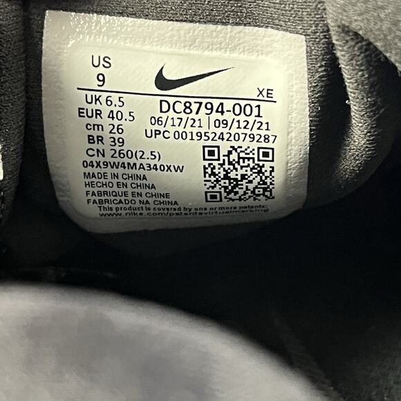 Nike Pegasus Trail 3 GTX Women’s Size 9 Triple Black Running Shoes DC8794-001 - Picture 6 of 6